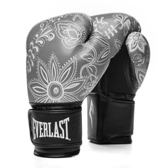 Боксерские перчатки Everlast Spark серебристый/черный 10 унций