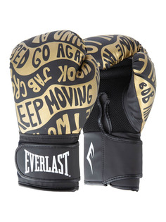 Боксерские перчатки Everlast Spark черный/золотистый 16 унций