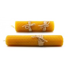 Свеча из вощины ароматическая со зверобоем и ромашкой от Zdravnica.SHOP