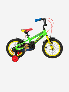 Велосипед для мальчиков Stern Robot 14", Зеленый, размер 95-120