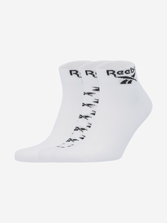 Носки Reebok Classics Ankle, 3 пары, Белый, размер 34-36