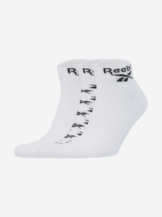 Носки Reebok Classics Ankle, 3 пары, Белый, размер 34-36