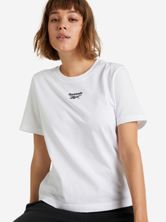 Футболка женская Reebok Classics Small Logo, Белый, размер 38