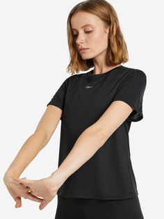 Футболка женская Reebok Running Speedwick, Черный, размер 54