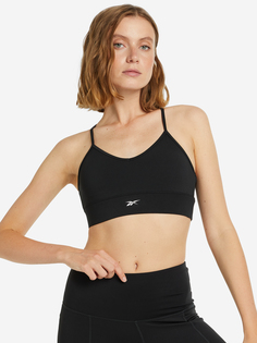 Спортивный топ бра Reebok Workout Ready, Черный, размер 40