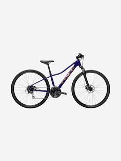 Велосипед городской женский Trek Dual Sport 2 Wsd 700C, 2021, Фиолетовый, размер 165-175