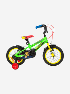Велосипед для мальчиков Stern Robot 14", 2021, Зеленый, размер 95-120