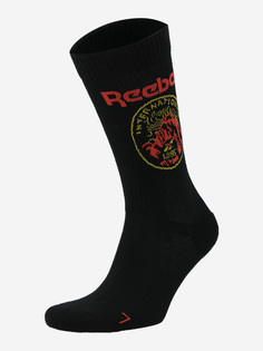 Носки Reebok Classics Camping, 1 пара, Черный, размер 37-39