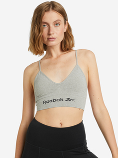 Спортивный топ бра Reebok Terri, Серый, размер 44