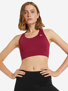 Спортивный топ бра Reebok Running Essentials, Красный, размер 48