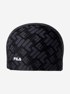 Шапочка для плавания FILA, Черный, размер 55-59