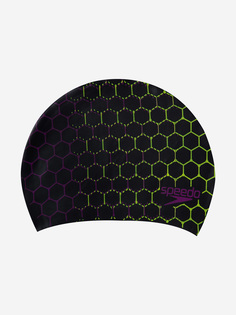 Шапочка для плавания Speedo Long Hair, Синий, размер 52-58