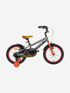 Велосипед для мальчиков Stern Robot 16", 2021, Серый, размер 100-125