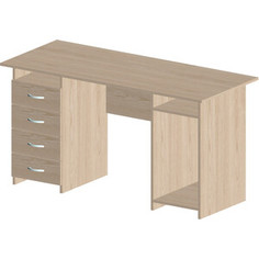 Стол компьютерный LuxDorf СТК3 дуб млечный