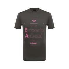 Хлопковая футболка Emporio Armani