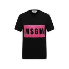 Хлопковая футболка MSGM