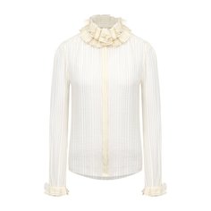 Шелковая блузка Saint Laurent