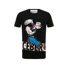 Хлопковая футболка Iceberg