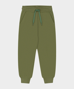 Брюки-джоггеры трикотажные цвета хаки Button Blue