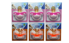 Соска-пустышка "AilliN" латексная круглая, 6 шт. 6 мес+ 13912-6