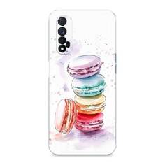 Силиконовый чехол "Пирамидка макарони 2" на Realme Narzo 30 4G Awog
