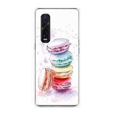 Силиконовый чехол "Пирамидка макарони 2" на Oppo Find X2 Pro Awog