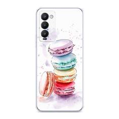Силиконовый чехол "Пирамидка макарони 2" на Tecno Camon 18T Awog