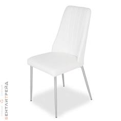 Стул B-trade LH-11 WHITE (S2)/CHROME (искусственная кожа)