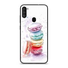 Силиконовый чехол "Пирамидка макарони 2" на Samsung Galaxy M11 Awog