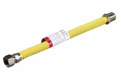 Подводка-сильфон Зубр для газа, растяжная,, г/г 1/2" - 0,5-1м
