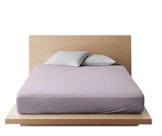 Простыня Ночь Нежна Лунный свет фиолет. комп. 7757-6 Бязь . 1.5 сп. 215х147