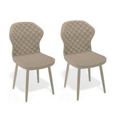 Стул ДИК Dikline 239 кож/зам кож/зам GREY,ножки GREY