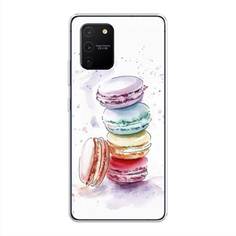 Силиконовый чехол "Пирамидка макарони 2" на Samsung Galaxy A91 Awog