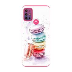 Силиконовый чехол "Пирамидка макарони 2" на Motorola Moto G20 Awog