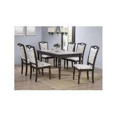 Стул деревянный LT C17443 DARK GREY-G521/ FABRIC FB62 PARIS М-City