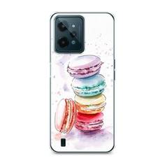 Силиконовый чехол "Пирамидка макарони 2" на Realme C31 Awog