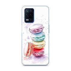 Силиконовый чехол "Пирамидка макарони 2" на Realme Narzo 30 5G Awog