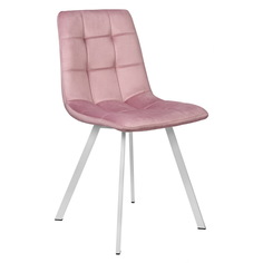 Стул BRADEXHOME Easy Пудровый/Белые ножки