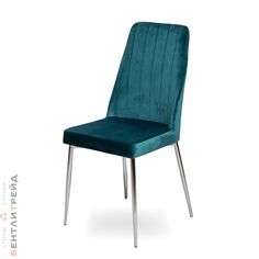 Стул B-trade LH-11 EMERALD (UF910-16)/CHROME (бархат)