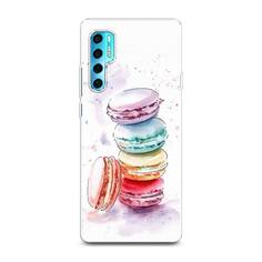 Силиконовый чехол "Пирамидка макарони 2" на TCL 20 Pro 5G Awog