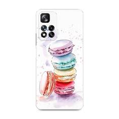 Силиконовый чехол "Пирамидка макарони 2" на Xiaomi Redmi Note 11 Pro Plus Awog