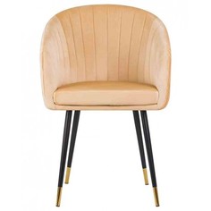 Стул обеденный DOBRIN MARY LM-7305 песочный велюр