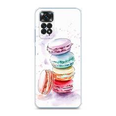 Силиконовый чехол "Пирамидка макарони 2" на Xiaomi Redmi Note 11S Awog