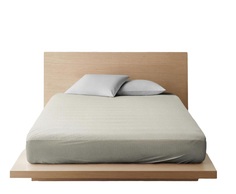 Простыня Ночь Нежна Гжель беж. комп. 7757-7 Бязь . 2 сп. 215х175 я