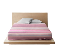 Простыня Ночь Нежна Свидание красн. комп. 9187-3 Поплин 1.5 сп. 215х147 я