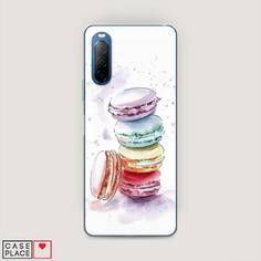 Силиконовый чехол "Пирамидка макарони 2" на Sony Xperia 10 II Awog