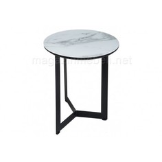 Журнальный столик Роб D-450 белый мрамор Woodville