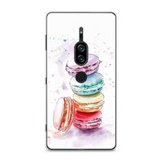 Силиконовый чехол "Пирамидка макарони 2" на Sony Xperia XZ2 Premium Awog