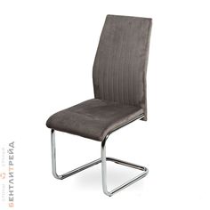 Стул B-trade Форс DARK GREY(UF910-04)/CHROME (бархат)
