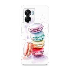 Силиконовый чехол "Пирамидка макарони 2" на Oppo A57 5G Awog